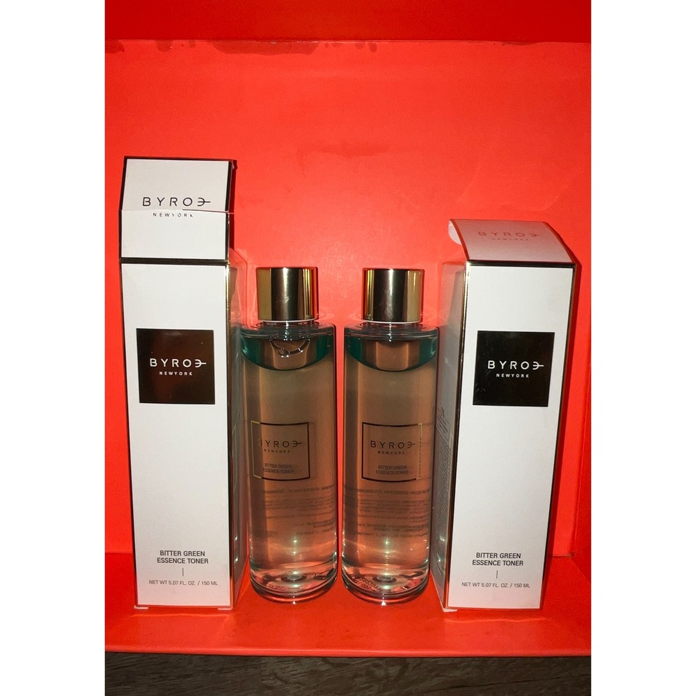Byroe Bitter Green Essence Toner Set of 2 Hydrating Purifying Skincare Skin